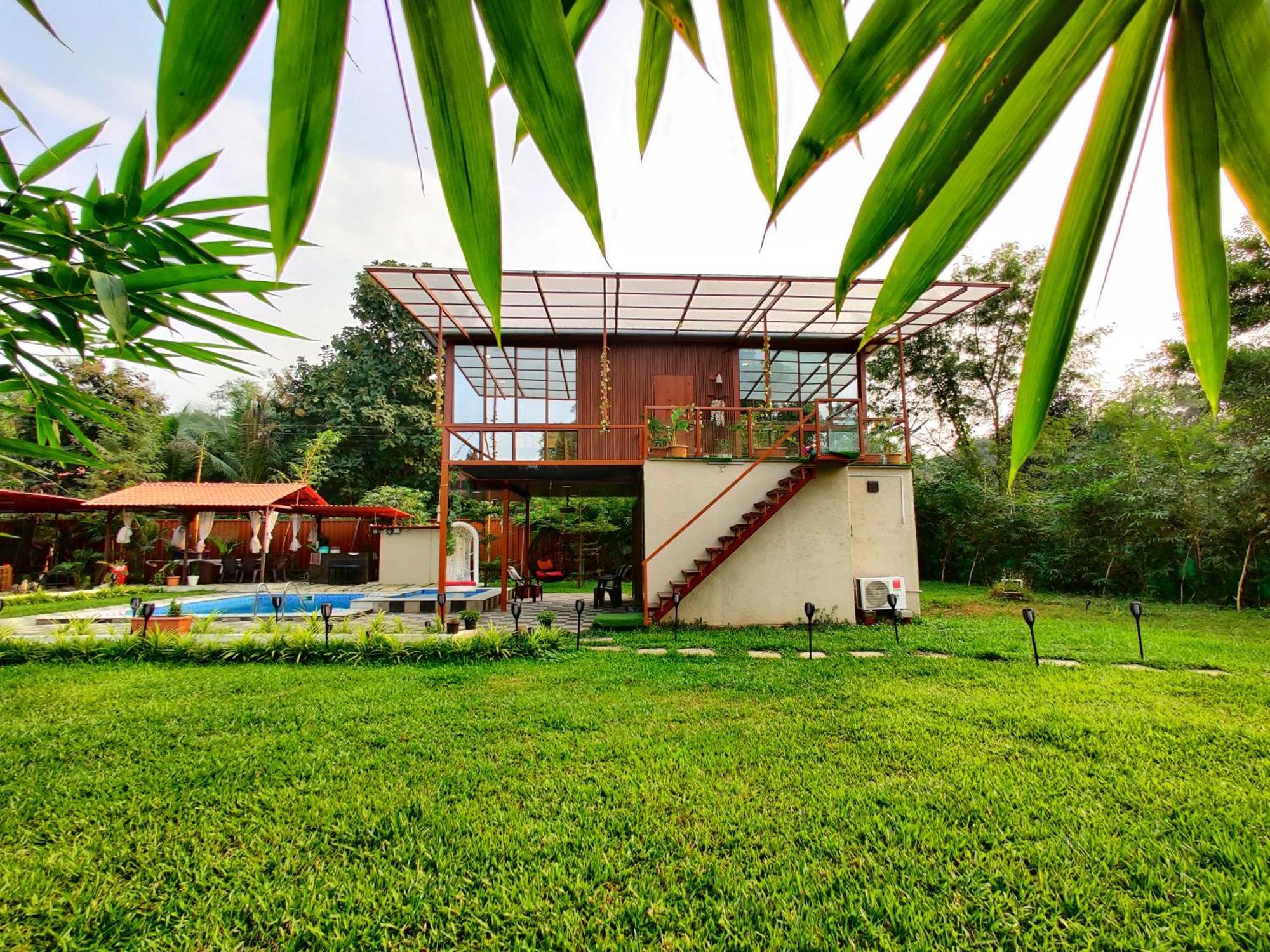 Crystal Springs Villa - A Picture-Perfect Retreat W Pool, Hammock, Gazebo Karjat Exterior foto