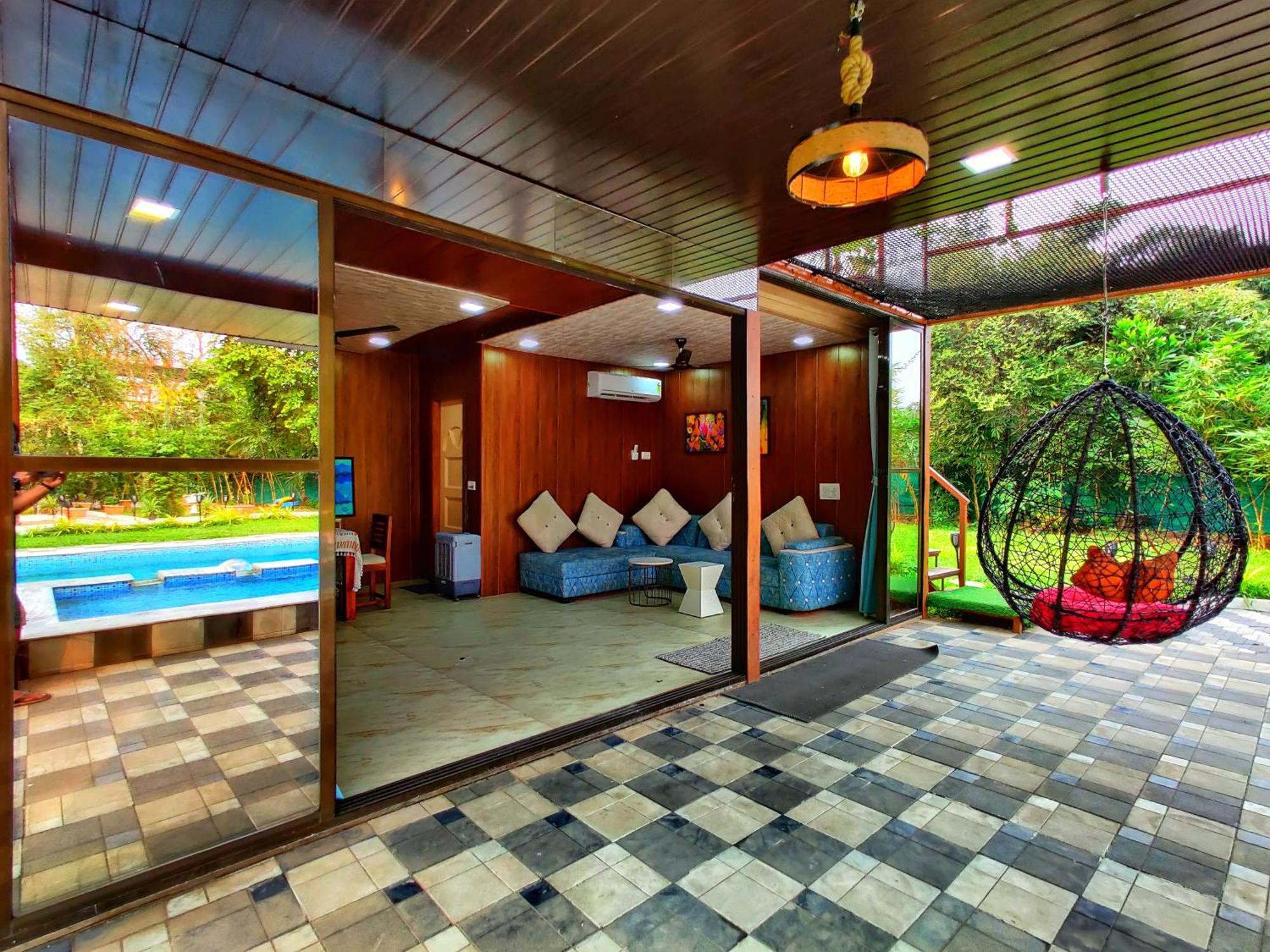 Crystal Springs Villa - A Picture-Perfect Retreat W Pool, Hammock, Gazebo Karjat Exterior foto